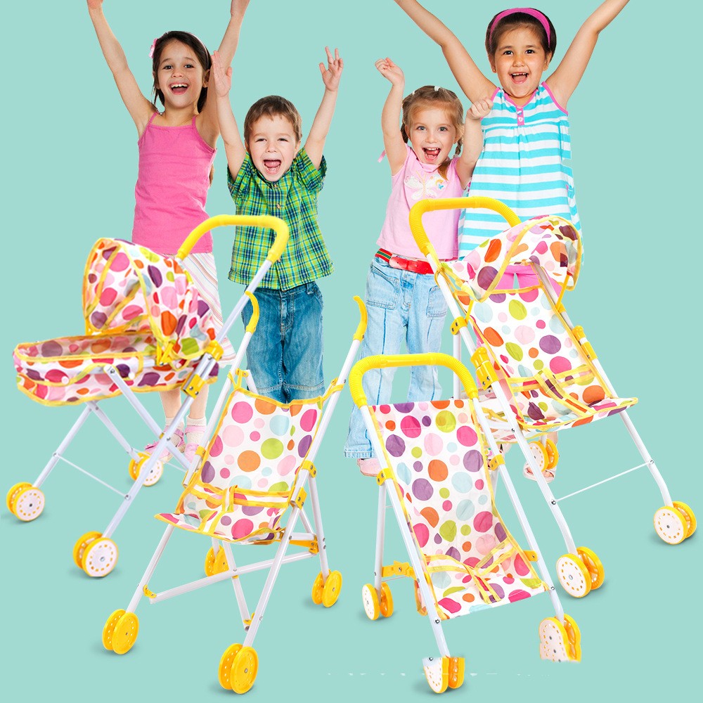 Girls Playing House Baby Stroller Toy