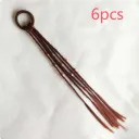 A Red Brown 6Pcs