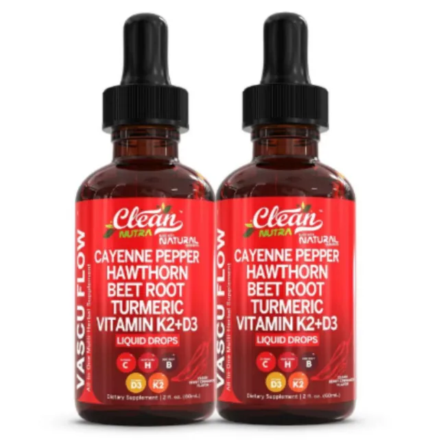 Vitamin D3 K2 Hawthorn Fruit Supplement Liquid Drops 2Pcs - Shop at LoveMi