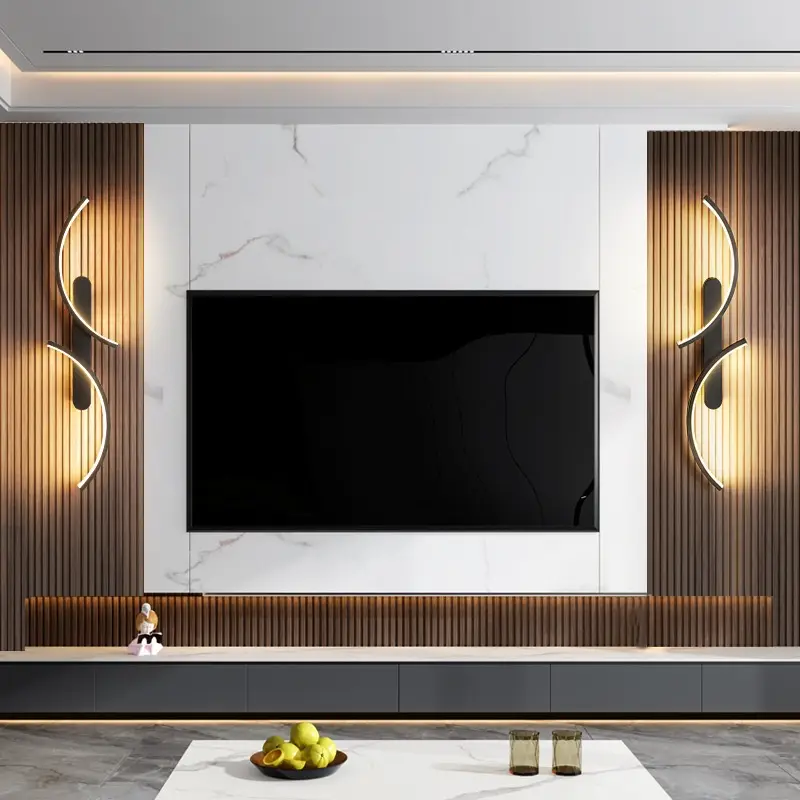 Minimalist Creative Line Wall Lamp Living Room Bedroom Bedside Lamp
