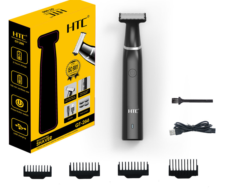HTC Double-sided Blade Shaving New Rechargeable Lady Shaver