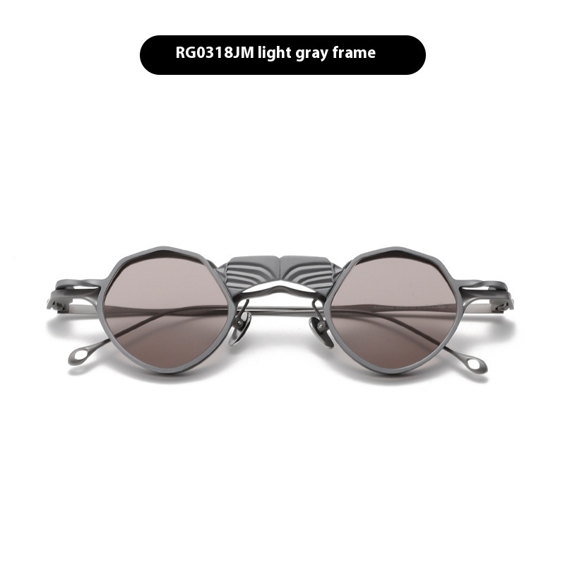 Round Frame Funny Shaped Sunglasses Double Layer - Image 9