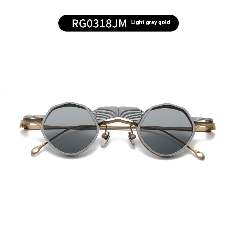 Round Frame Funny Shaped Sunglasses Double Layer - Image 7