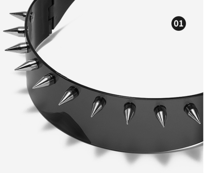 Gothic Black Spike Sunglasses