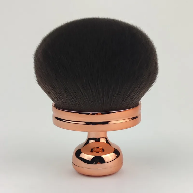 Multifunctional Neck Body Powder Brush Soft Seal Makeup Brush - Rose Gold Dark Brown