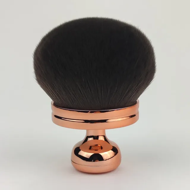 Multifunctional Neck Body Powder Brush Soft Seal Makeup Brush Rose Gold Dark Brown - Shop at LoveMi