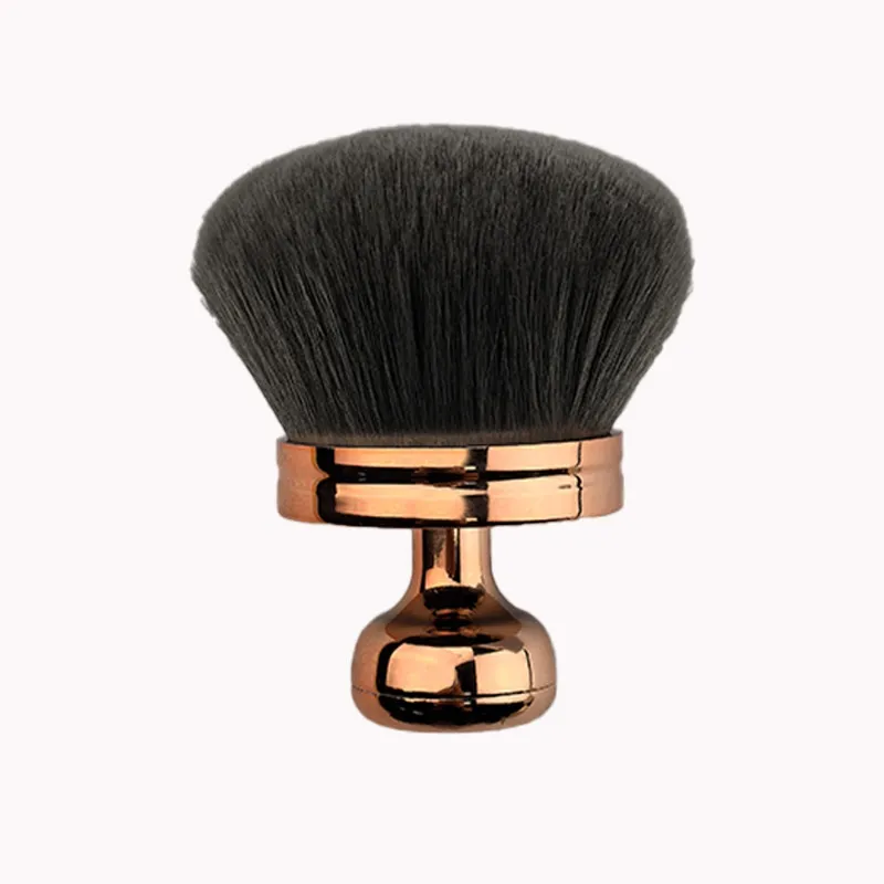 Multifunctional Neck Body Powder Brush Soft Seal Makeup Brush - Rose Gold Gray Wool