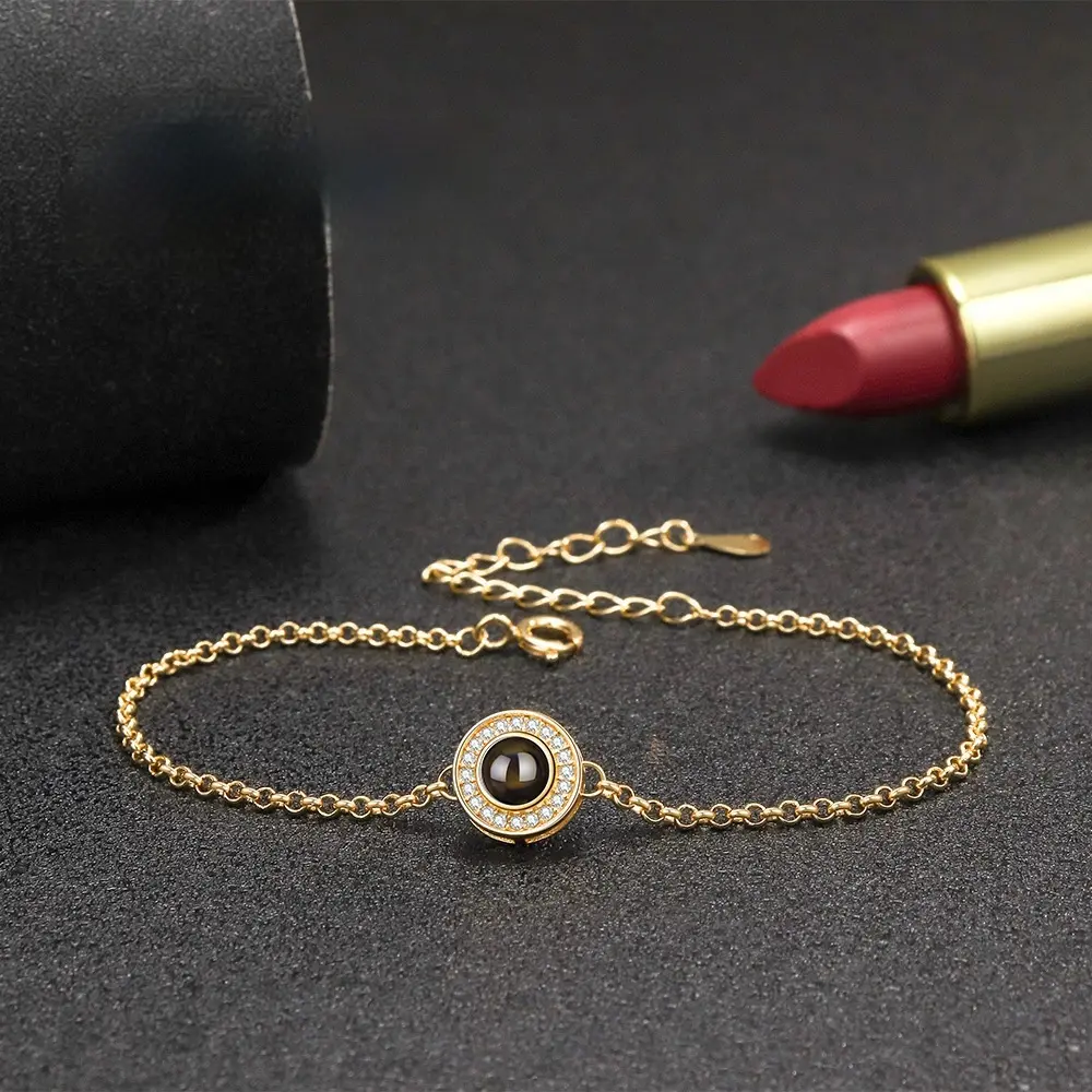 S925 Sterling Silver Disc Simple Design Bracelet