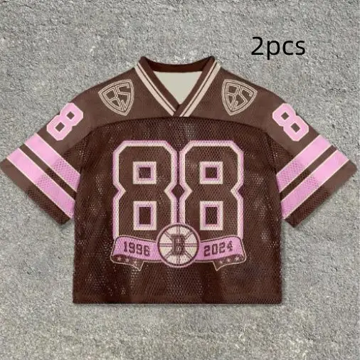 Men's Casual V-neck Short-sleeved Digital Printing Pullover