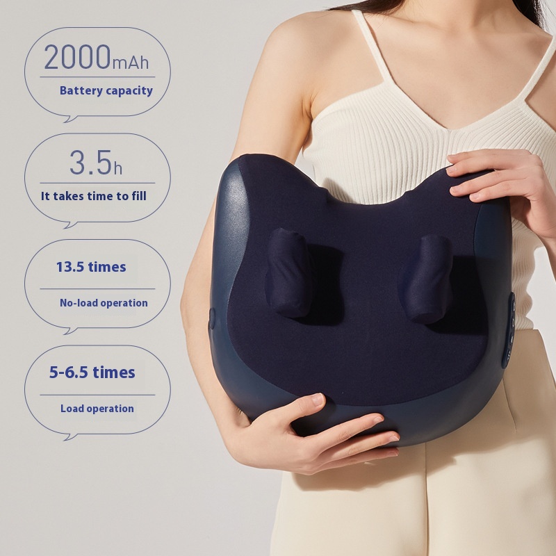 Oblique Muscle Massager Shoulder Neck Waist Back Red Light Compress Kneading