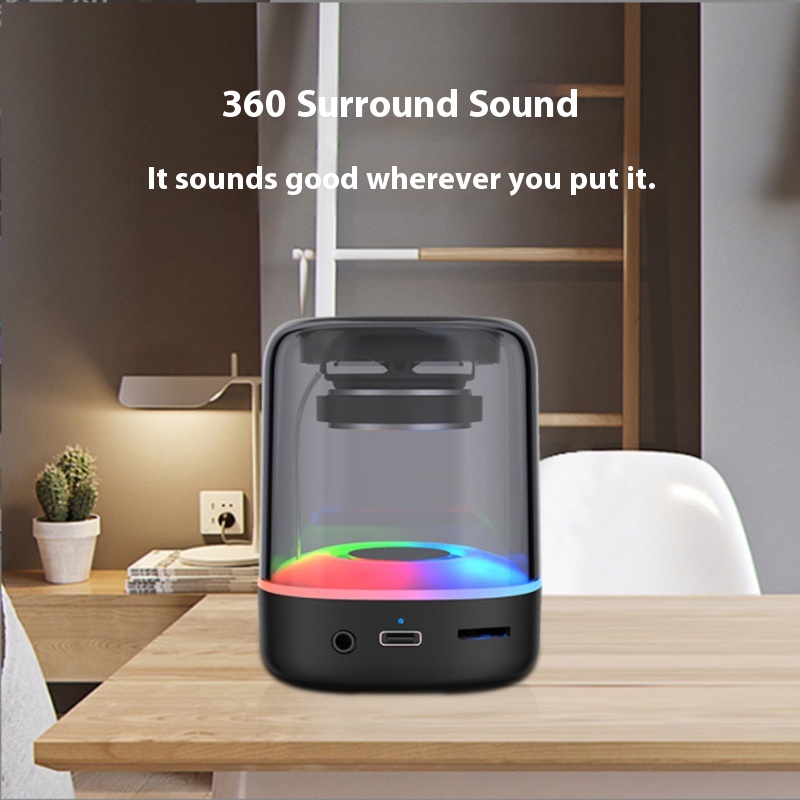 Bluetooth Speaker Wireless Black Portable