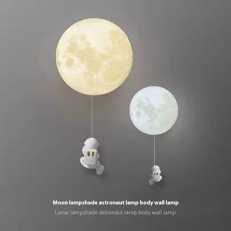 Children's Room Moon Wall Lamp Modern Minimalist