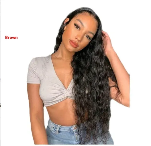 Women's African Fashion Explosion Curly Hair Dark Brown - Shop at LoveMi