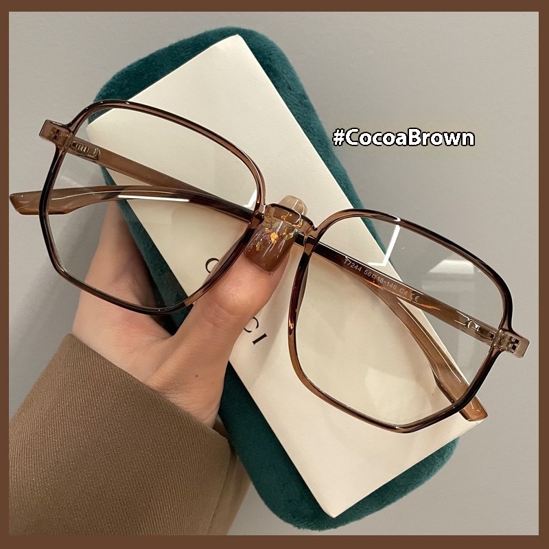 Large Frame Irregular Glasses Round Face Super Light Oversized - Image 6