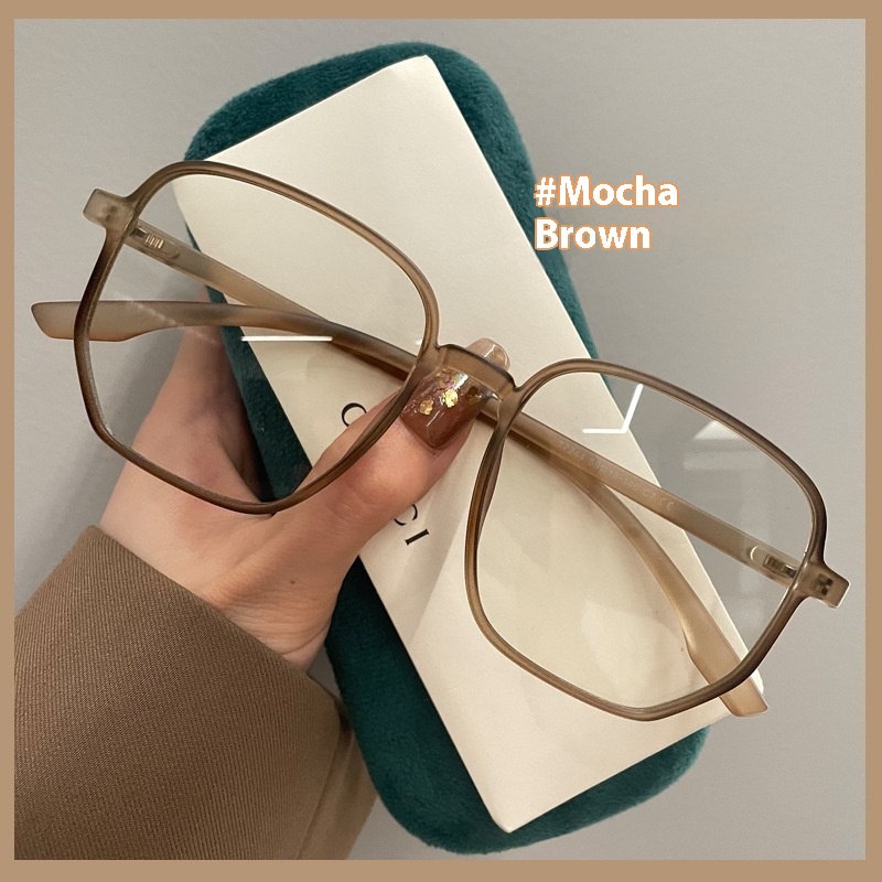 Large Frame Irregular Glasses Round Face Super Light Oversized - Image 8
