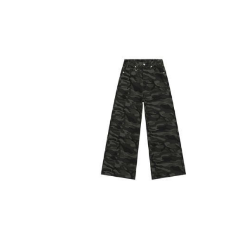 Horn Denim Cropped Pants Men
