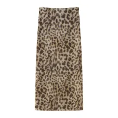 Women's Fashion Animal Print Halter Top A- Line Skirt - Skirt - View 1