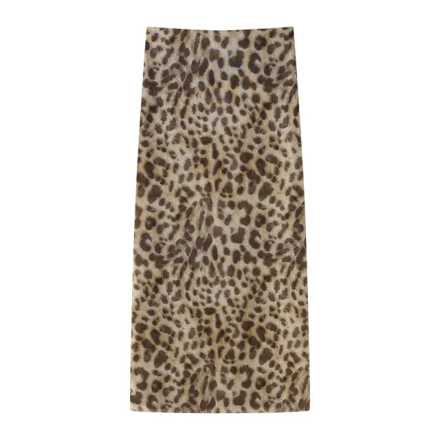 Women's Fashion Animal Print Halter Top A Line Skirt Skirt Xs - Shop at LoveMi