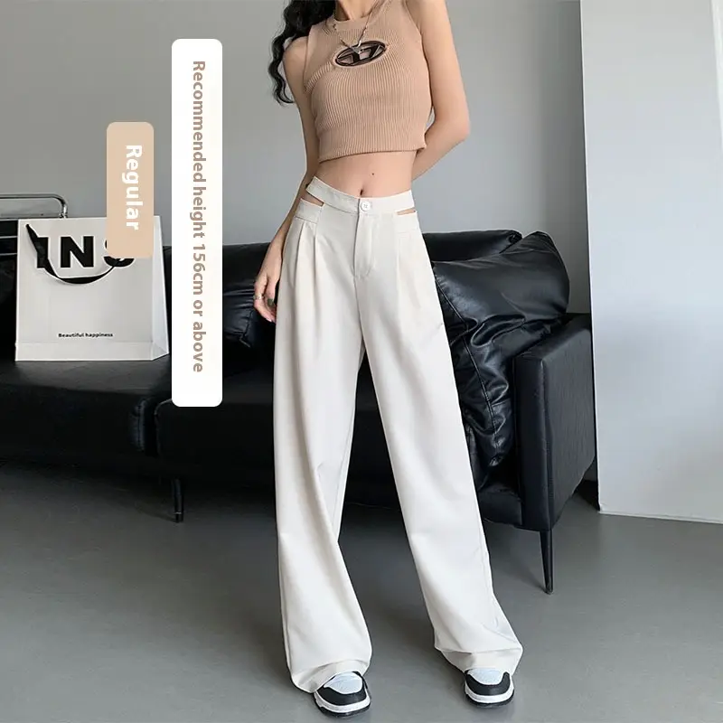Design Sense Midriff Outfit Suit Pants For Women