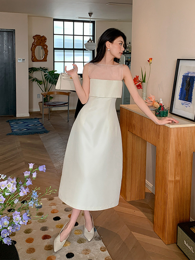 First Love Pure Milk Sweet Skirt French Style Temperament Tube Top Dress Women