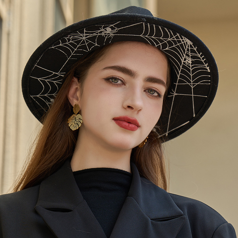 Vintage top hat women's fashion styling detail shot