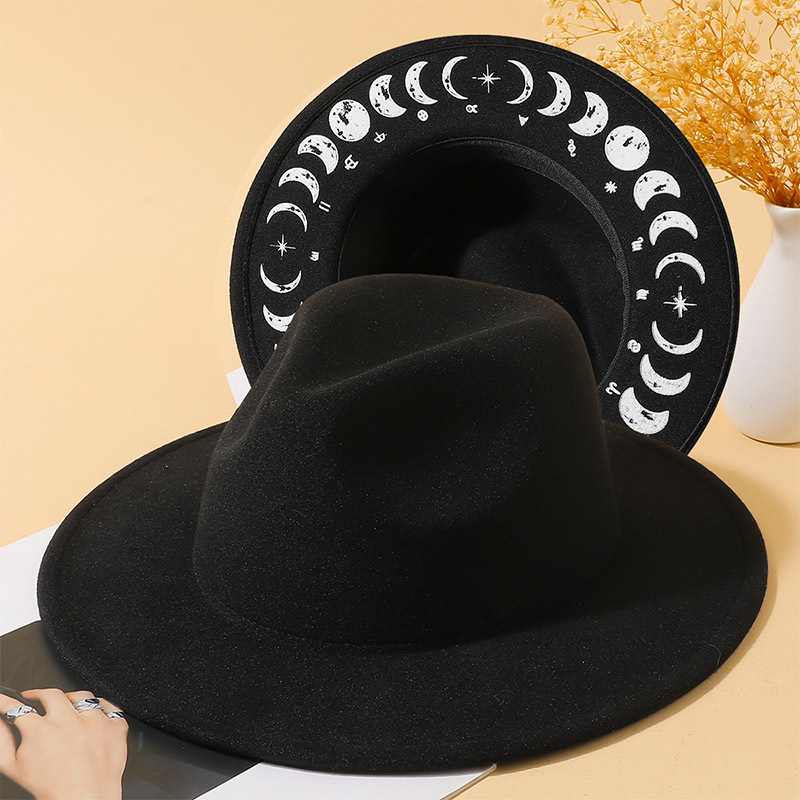 Vintage top hat conical crown detail INS style fashion