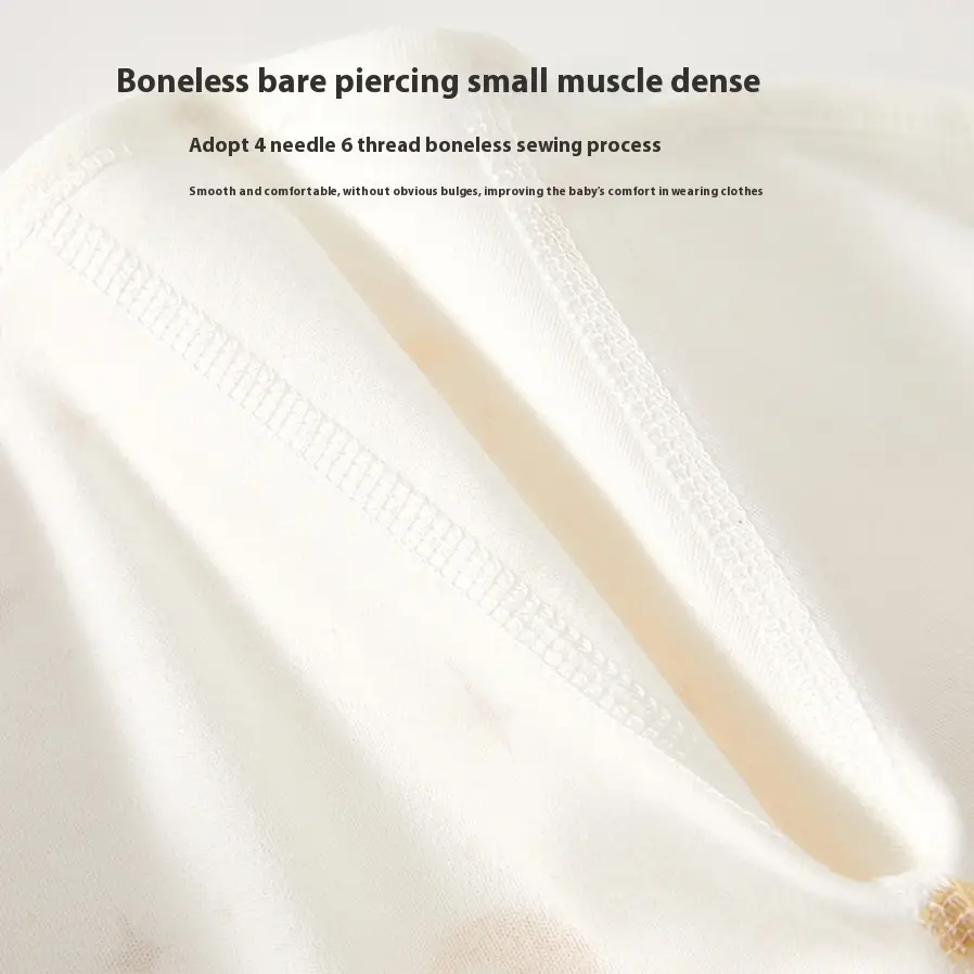 Pure Cotton Newborn Baby Jumpsuit Boneless