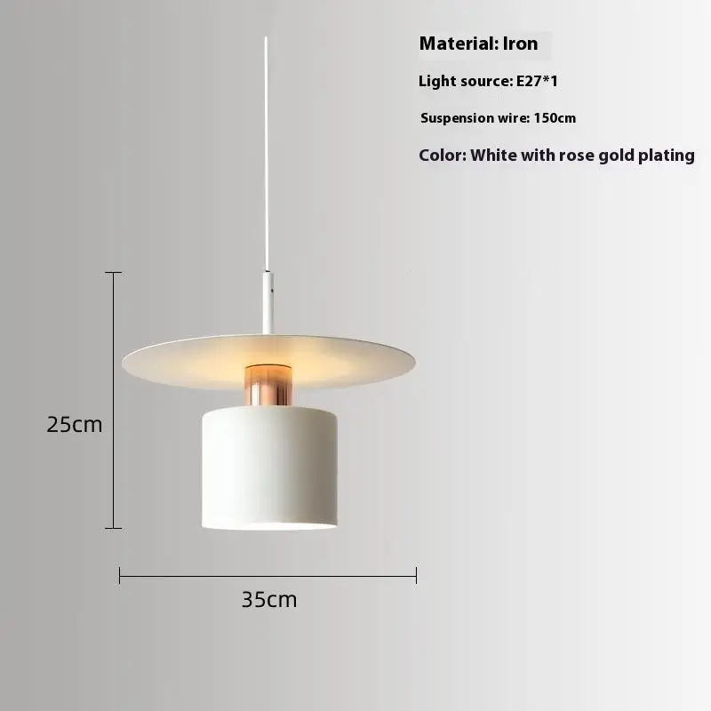 Modern Minimalist Bedroom Bedside Small Droplight Designer Creative Aisle Study Bar Restaurant Special Decoration Chandelier