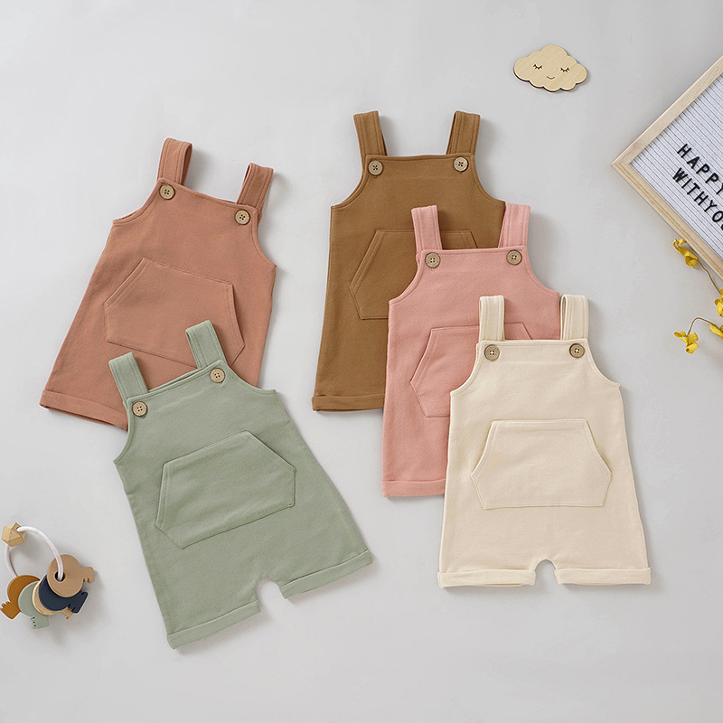 Fashion Personalized Embroidery Men And Women Children's Overalls