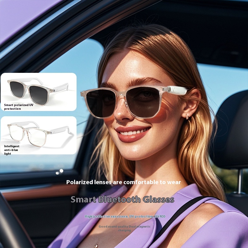 Smart Bluetooth Sunglasses Polarized UV-proof Blue Light - Image 4