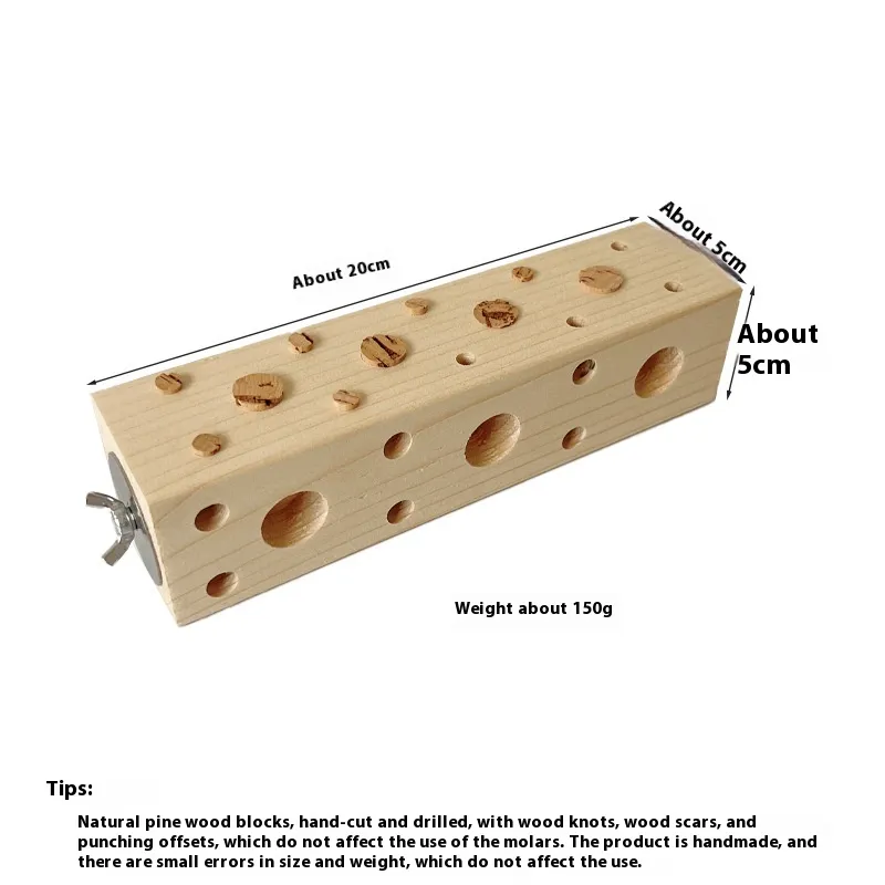 Parrot Educational Toy For Gnawing Wood - Bulk