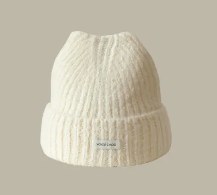 All match Face Slimming Bucket Hat Warm Knitted Hat Beret Voice Cat Ears - Shop at LoveMi
