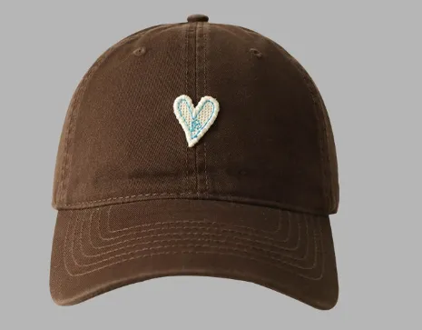 Retro Sweet Big Head Circumference Soft Peaked Cap Brown - Shop at LoveMi