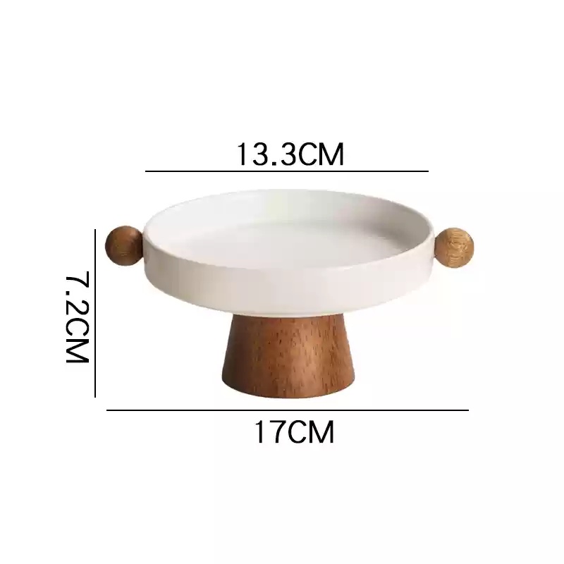 Ceramic Candlestick Base Tray, picture 2 of 3