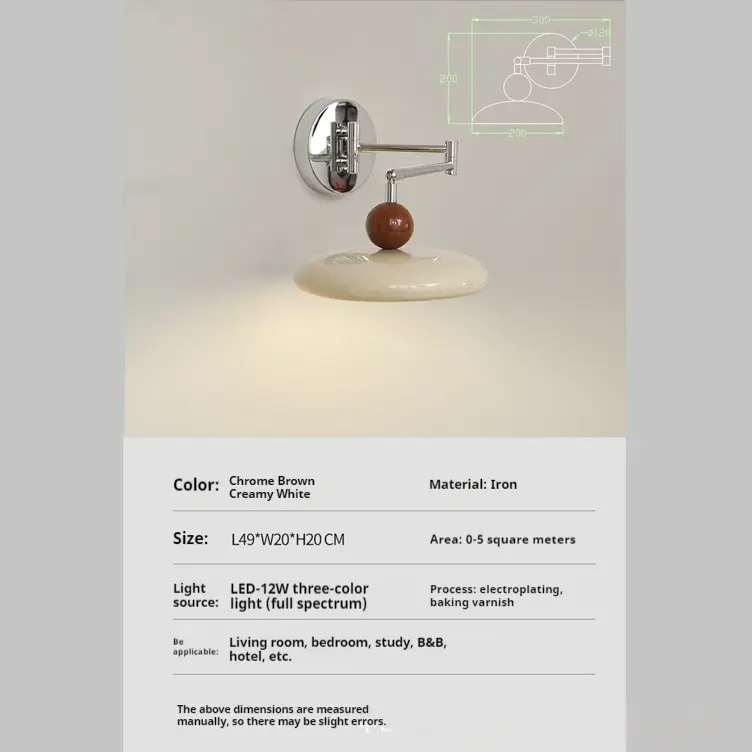 Antique Style Camera Arm Bedroom Bedside Lamp