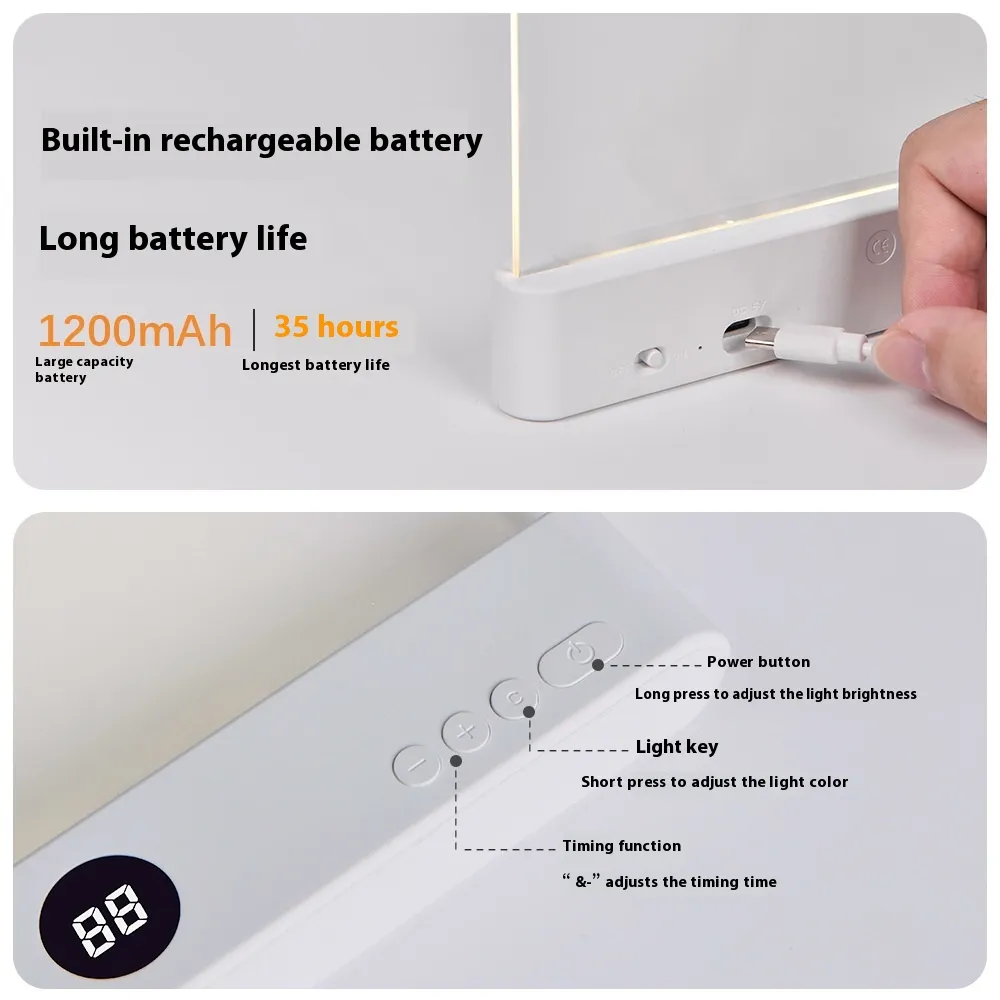 LED Tablet Reading Light Rechargeable – image 4