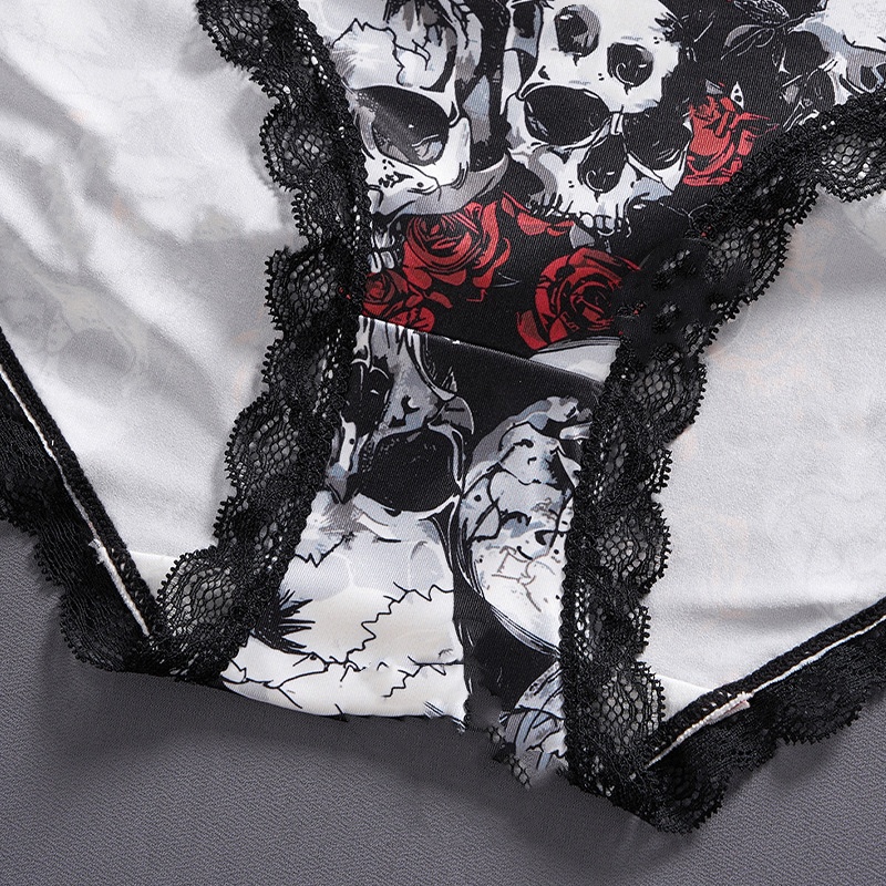 Skull Roses Gothic Panty