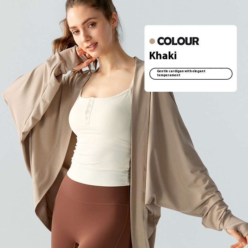 Casual Laid-back Style New Shawl Cardigan Long Sleeve Coat