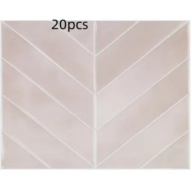 Jade kitchen oil resistant 3D self adhesive wall sticker Pink 20Pcs - Shop at LoveMi