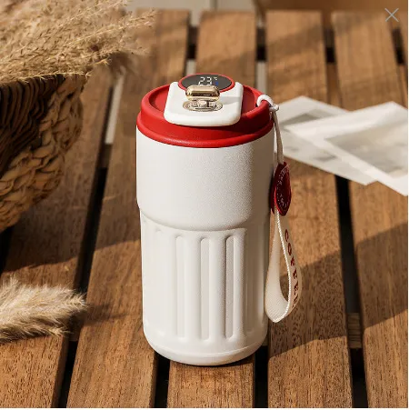 Stainless Steel Portable Advanced Portable Vacuum Cup Red - Shop at LoveMi