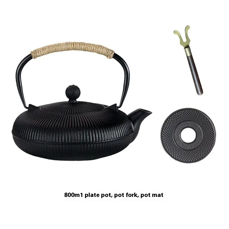 Japanese Boiled Tea Handmade Cast Iron Tea Set Suit