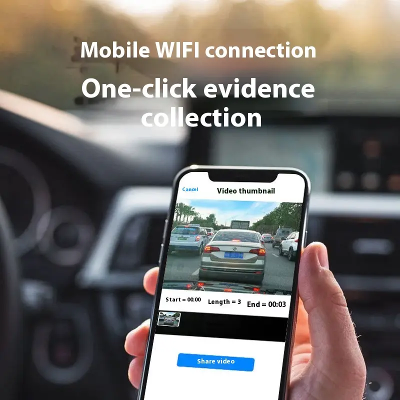 Car WiFi Driving Recorder HD Night Vision