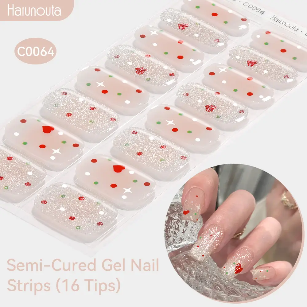 Nail Stickers UV Gel Nail Sticker Semi-curing