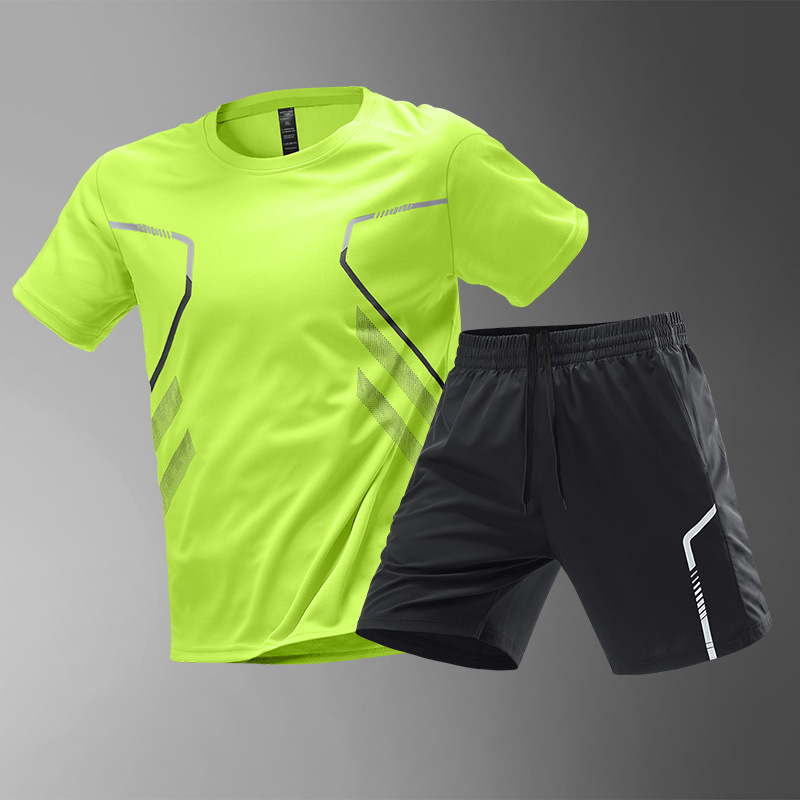 Para hombres Camisetas Deportes Correr Camiseta Bloque de Color Hombres Secado Rápido Transpirable Sh - Imagen 8 de 11