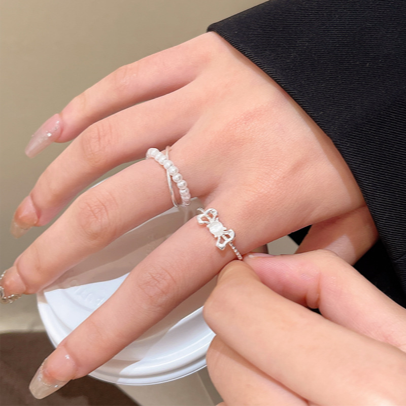 Niche Fairy Temperamental Opal Bow Ring