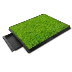 Flushing Pet Cat And Dog Supplies Lawn Toilet - Tray Plus 1 Lawn - View 1