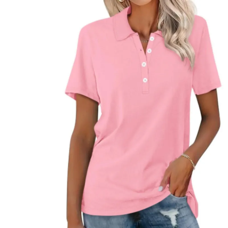 Women's Short-sleeved Slim-fit Casual Fashion Top - Color 14
