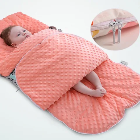 Newborn Baby Blanket Warm Fleece Stroller Cover Quilt