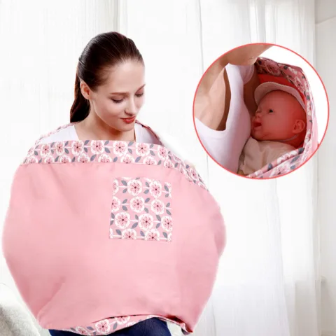 Baby Wrap Carrier Sling Adjustable Infant Comfortable Nursing Cover