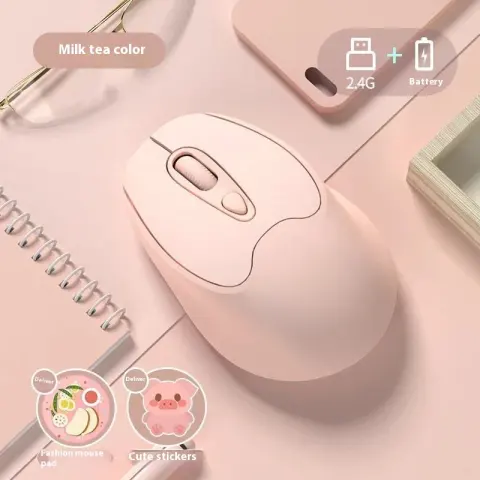 Dual-mode Bluetooth Wireless Mouse Charging Mute Office Game Applicable